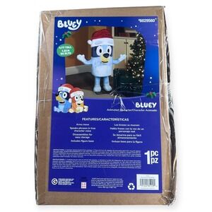 New Bluey Animated Character 4 FT Tall Christmas Animatronic Decoration Speaks